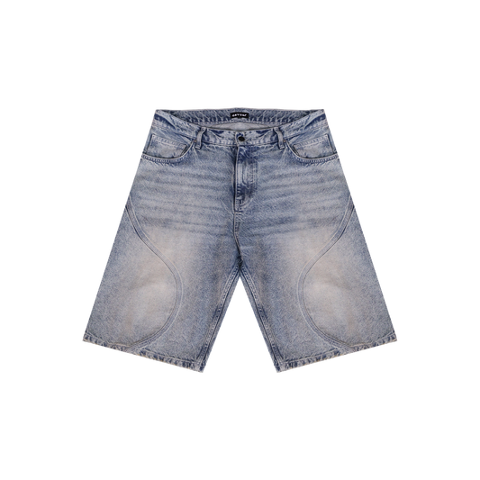 PATTERN JORTS LIGHT WASHED