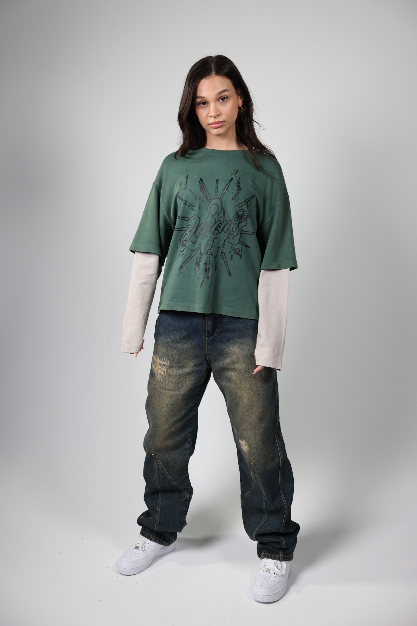 ANGEL DISTRESSED LONGSLEEVE